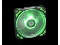 ID-COOLING PL-12025-G 120mm Case Fan LED Cooling Fan with Green Color 120mm PWM Fan for PC Case and CPU Cooler