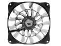 ID-COOLING NO-12015 Slim 15mm Thickness, Best for Small Case, Big Airflow of 53.6CFM, 120mm PWM Controlled Fan with De-Vibration Rubber