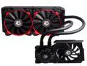 ID-COOLING FROSTFLOW 240G Integrated AIO Water Cooler For GTX2080/2070/2060/2050/1080/1070/1060 Gaming VGA Card,Unique Comet-tail LED Lighting,120mm PWM Fans,Quiet 90mm Fan over GPU Board,Nvidia & ATI
