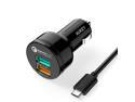 Aukey Car Charger CC-T1 with Quick Charge 2.0 Port for LG G4, Samsung Galaxy S7/S6/Edge, Nexus 6, iPhone