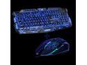 M200 Purple/Blue/Red LED Breathing Backlight Pro Gaming Keyboard Mouse Combos USB Wired Full Key Professional Mouse Keyboard