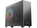 RAIJINTEK OPHION 7L BLACK, super small 7 liter volume, for Mini-ITX M/B, amazing compatibility of max. 3pcs 9225 fans, 2 on top, 1 at bottom., tool-free for easy installation, SFX PSU compatibility