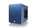 RAIJINTEK METIS Aluminum M-ITX Case, USB 3.0* 2, Compatible with Standard ATX Power Supply, 170mm VGA Card Length, 160mm CPU Cooler Height, 120mm Performing Fan Pre-Installed, 7 Colors Option - Blue