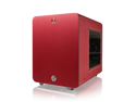 RAIJINTEK METIS Aluminum M-ITX Case, USB 3.0* 2, Compatible with Standard ATX Power Supply, 170mm VGA Card Length, 160mm CPU Cooler Height, 120mm Performing Fan Pre-Installed, 7 Colors Option -  Red