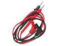 Newest 2Pair Plastic, Metal Banana Plug to Test Probe Rod Cable Leads 1000V 20A