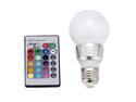 THZY 16 Color Changing LED Light Bulb with Remote Control for Bar Restaurant House Festival Decoration(E27, 3W) Packaged 85-240V
