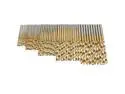 THZY 50Pcs 1/1.5/2.0/2.5/3mm Titanium Coated HSS Drill Bit Set