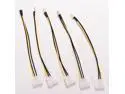 5x 4-Pin Molex/IDE to 3-Pin CPU/Case Fan Power Connector Cable Adapter 20cm