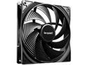 Pure Wings 3 | 140mm PWM Case Fan | High Performance Cooling Fan | Compatible with Desktop | Low minimum rpm | Low Noise | Black | BL108
