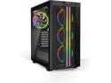 be quiet! Pure Base 500 FX ATX Mid Tower PC case | ARGB | 4 Pre-Installed Light Wings PWM Fans | Tempered Glass Window | Black