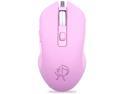 RGBIWCO - Computer Mouse,Gaming Mouse Silent Click 7 Colors LED Light Optical Game Mice Ergonomic USB Wired with 3200 DPI and 6 Buttons for PC Computer Laptop Desktop Mac