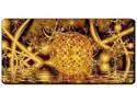 Generic Fractal 3D Ball Cloth Gaming Mouse Pad & Keyboard Pad Extended by ebsbshop 9" x 10"