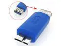 HQmade USB 3.0 Micro B Cable Connector Adapter SuperSpeed - Micro B to Type A