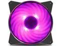 MasterFan MF120R RGB (PWM) with Hybrid-Design Fan Blade, Speed Profiles, Jam Protection, and Customizable Color Options by Cooler Master