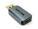 WAVLINK 4K DisplayPort to HDMI Adapter, Uni-Directional DP to HDMI Converter Male to Female, Compact Mini Active Adapter 4K/2K@60Hz, Compatible for AMD, Dell, HP, Lenovo Devices