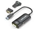 WAVLINK USB 3.0 to HDMI/DVI/VGA Universal Video Graphics Adapter with Audio Port DVI-to-VGA, DVI-to-HDMI adapter, up to 6 Monitor displays, 2048x1152 Video Card Adapter for Windows, Mac OS & Chrome OS