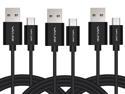 Wavlink 3 Pack Micro-USB to USB 2.0 Cable -- 3.3ft USB 2.0 A Male to Micro B (5-Pin) Male Cable ,2.1A Fast Charging Super Durable Charge and Sync Cord for Android/Windows/MP3/Camera and other Device