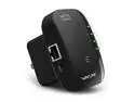 Wavlink 300Mbps High Speed Wireless-N Wifi Repeater/Access Point - 3dBi Antennas Integrated, WPS Quick Encryption Easy Setup, Compatible 802.11a/b/g/n, Wifi Wireless Range Extender - Black
