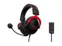 HyperX Cloud II - Gaming Headset, 7.1 Surround Sound, Memory Foam Ear Pads, Durable Aluminum Frame, Detachable Microphone, Works with PC, PS5, PS4, Xbox Series X|S, Xbox One - Red