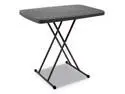 Iceberg - 65491 - Iceberg IndestrucTable TOO Personal Folding Table - Rectangle Top - X-shaped Base - 30 Table Top