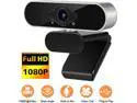 1080P Webcam with Microphone, NEK Tech Webcam Full HD PC Skype Camera,  Video Calling and Recording for Computer Laptop Desktop, Plug and Play USB Camera for YouTube, Compatible with Windows