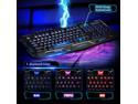 LED 3 Color Backlit Illuminated USB Wired PRO Gaming Keyboard For Laptop Desktop
