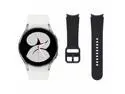 Samsung Galaxy Watch 4 40mm Smartwatch with Bonus Band, Silver (SM-R860NZSCXAA)