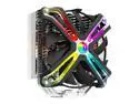 Zalman 17X High Performance CPU Air Cooler, 200W TDP 140mm Dual-Blade ARGB Spider Fan, for Intel LGA 1200/1151/2066/2011/X99/X79, AMD AM4/AM3, 5 Heat Pipes