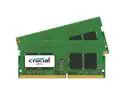 Crucial - DDR4 - 8 GB: 2 x 4 GB - SO-DIMM 260-pin - 2400 MHz / PC4-19200 - CL17 - 1.2 V - unbuffered - non-ECC