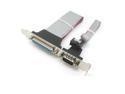 PCI Slot to Serial DB9 Pin COM Male + Parallel DB25 Pin LPT Printer Port Female Cable Header Bracket