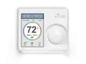 Vine Smart WiFi Thermostat with 7-Day Programming, Touchscreen and Nightlight (TJ-610) - Ivory