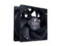 1STPLAYER High CFM Bitcoin Miner Fan, 4-Pin PWM, 1500-4000RPM High Air Flow High Speed, for Mining Frame Miner Rig  Case, Crypto Coin BTC ETH, CPU and Liquid Cooler Fan, Radiator, 120*120*38mm, Black