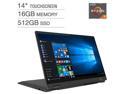 Lenovo Flex 5 14" 2-in-1 Touchscreen Laptop - AMD Ryzen 7 4700U - 1080p
81X20001US Notebook 16GB RAM 512GB SSD Tablet