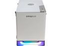 IN WIN A1 PLUS White SECC / Tempered Glass Mini-ITX Tower with Built-in InWin 650W 80 PLUS GOLD PSU and Top Panel Wireless Charger
