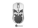 G-Wolves Hati HT-M 3360 Ultra Lightweight Honeycomb Shell Wired Gaming Mouse up to 12000 cpi - 6 Buttons - 2.18 oz (61g) (White)