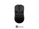G-Wolves Hati HT-M 3360 Ultra Lightweight Honeycomb Shell Wired Gaming Mouse up to 12000 cpi - 6 Buttons - 2.18 oz (61g) (Black & Dark Grey)