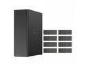 TERRAMASTER F8 SSD Plus NAS - 8Bay All SSD NAS Storage Core i3 8-Core 8-Thread CPU, 16GB DDR5 RAM, 10GbE Port, Palm-Sized Network Attached Storage Peak Performance for Business (Diskless)