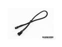 Darkside 12" (30cm) RGB Extension M/F Cable - Jet Black (DS-0502)