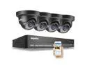 SANNCE Security Camera System, 4CH 1080P Surveillance DVR and (4) 1080P 2.0 MP HD Outdoor Weatherproof CCTV Cameras, 120ft night vision, Motion Alert and Remote Access