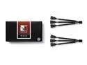 Noctua NA-SC1 Sx2, 3-Way Fan Splitter Cables, 4-Pin PWM (2-pack, 13cm, Black)