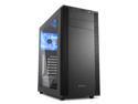 SHARKOON M25-W Black Steel / Plastic ATX Mid Tower Gaming PC Case,7.1 USB Sound Card Integrated, 3x120mm Cooling Fan Pre-Installed,Support up to 280mm Water Cooling Installation, Max:15.75" VGA Length