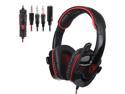 3.5mm wired Gaming Headset with Microphone,Noise Isolating Volume Control for Pc/Mac/Ps4/Phone