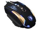 SADES Q6 Gaming mice USB mouse 7 Buttons, 3500 DPI, 4 Optical LED Metal bottom Gaming Mouse