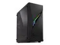 Zalman Raven ATX Mid-Tower Budget Gaming PC Case, RGB Lighting Strip w/ Control Button, Tinted Tempered Glass Side Panel, USB 3.0, 1 x Preinstalled 120mm Fan