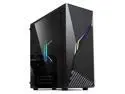 Zalman Raven ATX Mid-Tower Budget Gaming PC Case, RGB Lighting Strip w/ Control Button, Tinted Tempered Glass Side Panel, USB 3.0, 1 x Preinstalled 120mm Fan