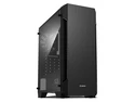 Zalman S3 ATX Mid Tower Desktop PC Case, 3 x 120mm Fans included, Premium Brushed Metal with Dual Intake Front & Tinted Acrylic Side Panel, USB 3.0