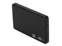 2.5 Inch USB 2.0 Hard Drive Disk SATA External Enclosure HDD Hard Drive Box(Black)