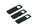 T10 3PCS Rectangle Plastic Webcam Cover Ultra-thin Privacy Protector Camera Shutter Sticker For Phone Tablet Notebook Desktop