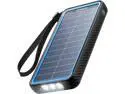 Anker Solar Power Bank, PowerCore Solar 10000 Dual-Port Solar Charger with Flashlight, IP64 Splashproof, Dustproof for Outdoor Activities, Compatible with Smartphones