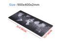 LUOM World Map Large Extended Gaming Mouse Pad Mat  with Stitched Edges, Waterproof, Thick 2mm, Wide & Long Mousepad 35.5”x15.8”x0.08"